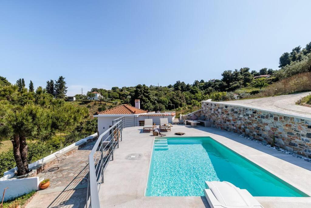 Villa Koukounaria Skopelos stad Exteriör bild