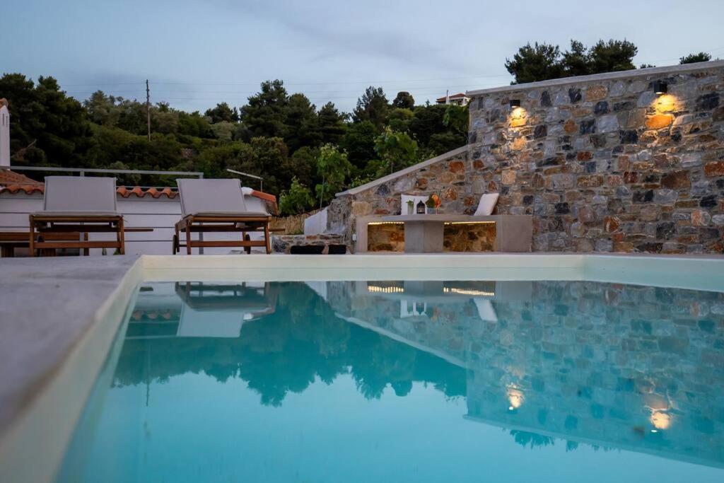 Villa Koukounaria Skopelos stad Exteriör bild