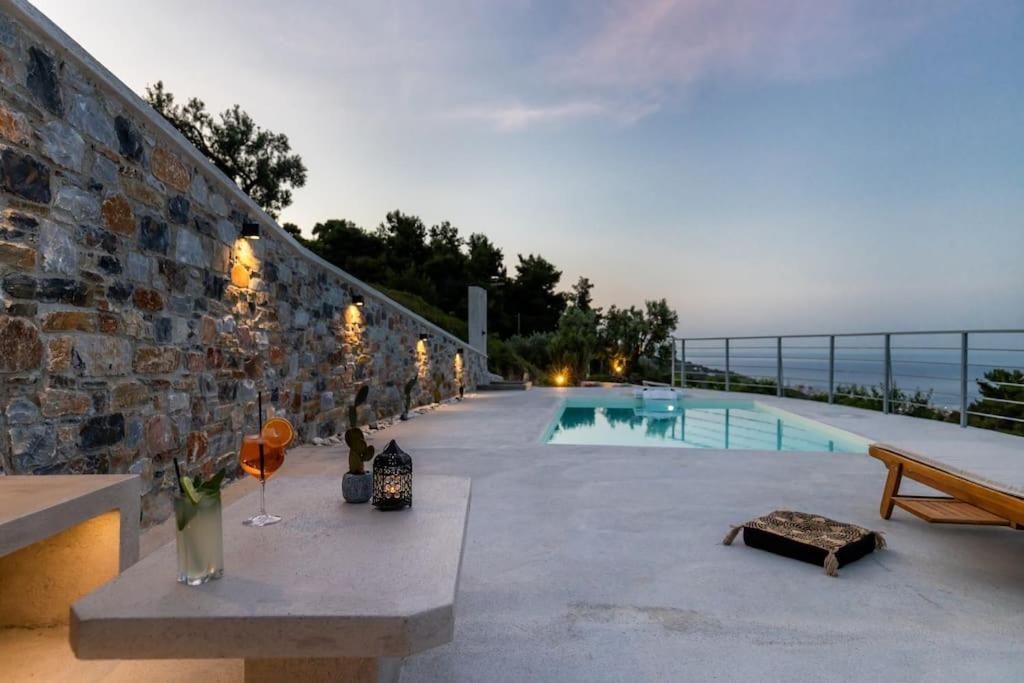Villa Koukounaria Skopelos stad Exteriör bild