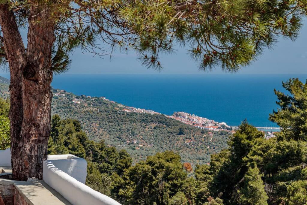 Villa Koukounaria Skopelos stad Exteriör bild