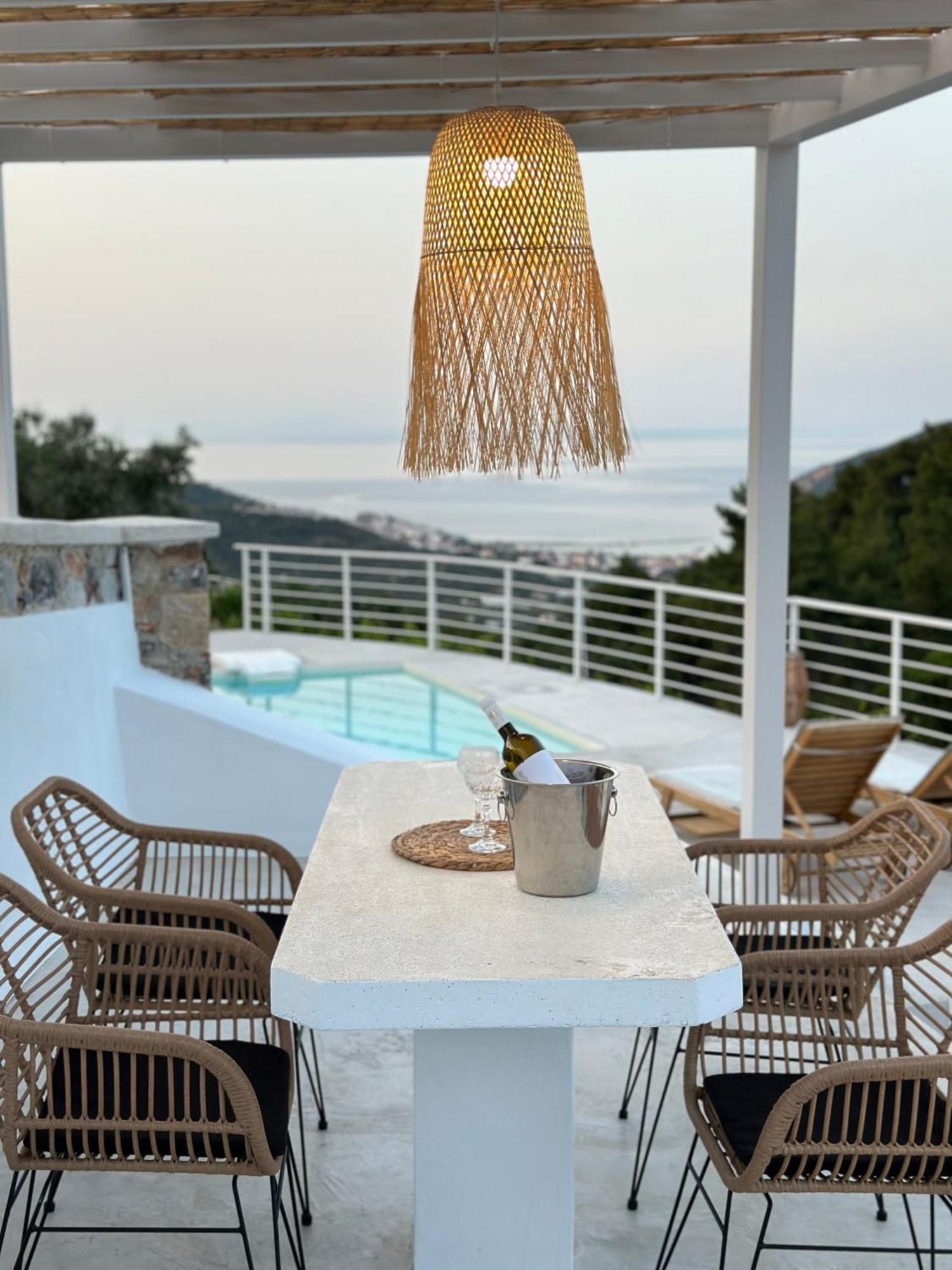 Villa Koukounaria Skopelos stad Exteriör bild