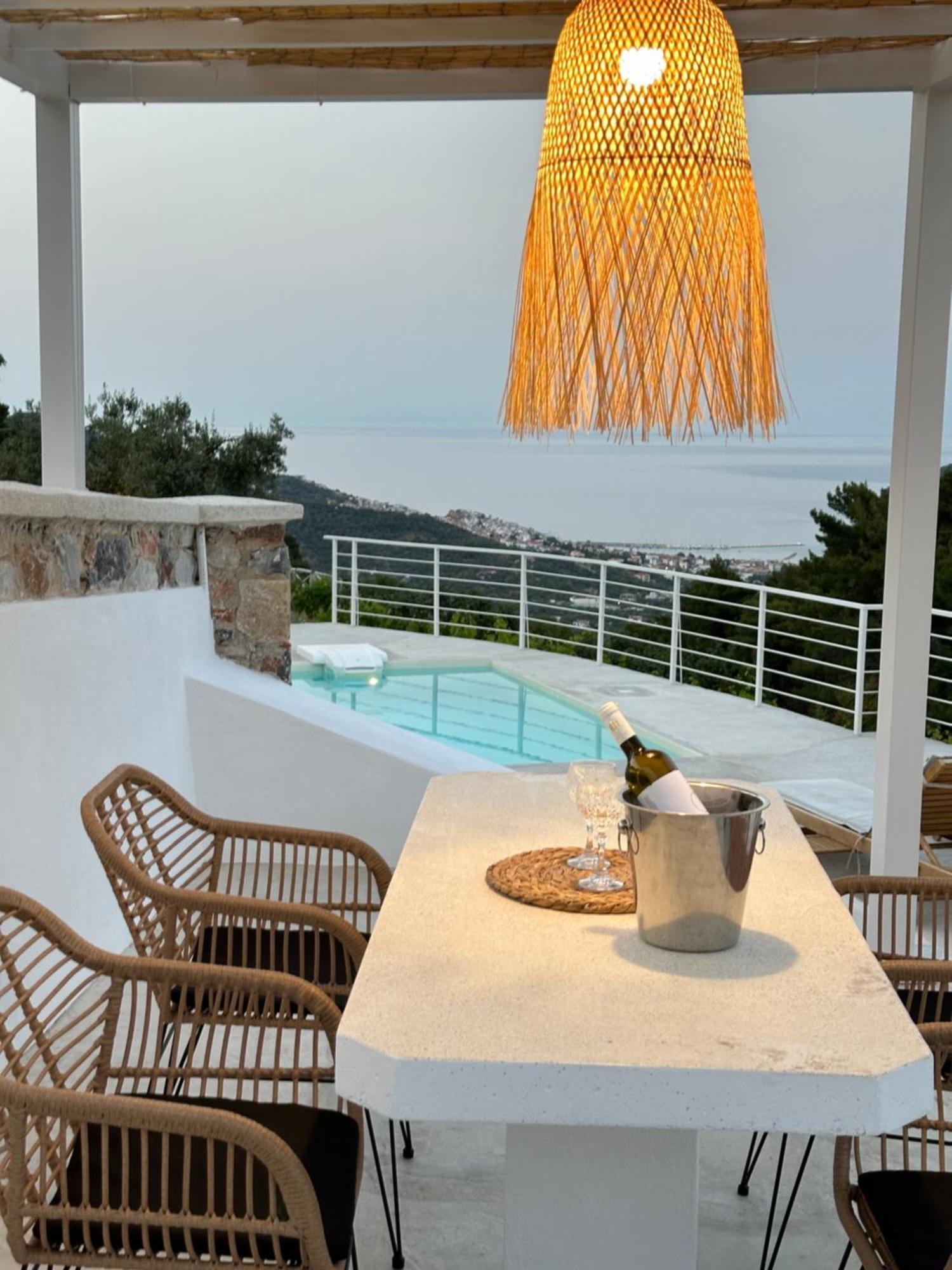 Villa Koukounaria Skopelos stad Exteriör bild